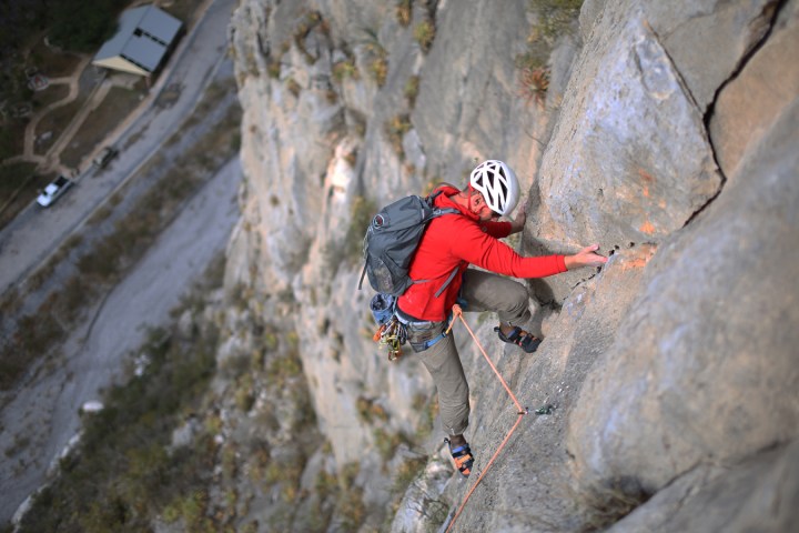 Climbing on Snot Girlz, El Potrero Chico